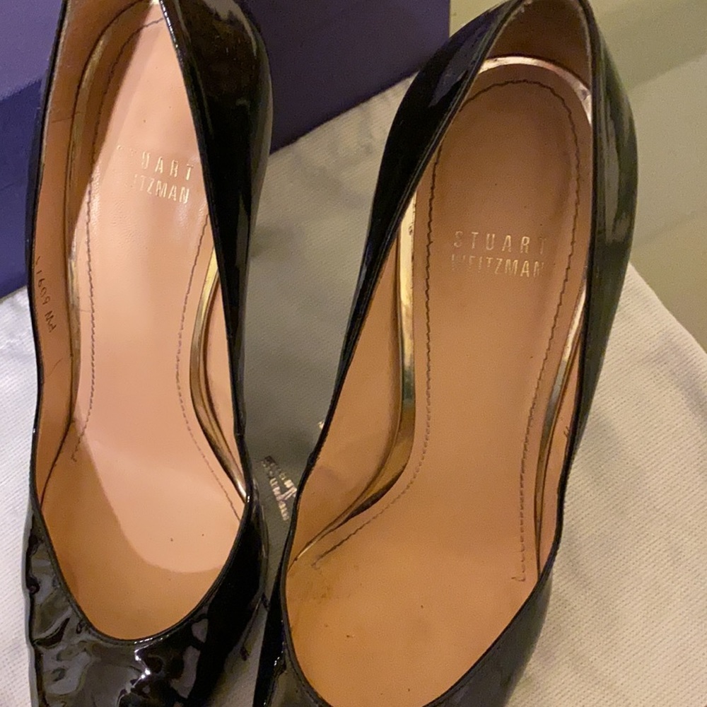Stuart Weitzman elegant black shoes 👠. Size 10. - Picture 7 of 8